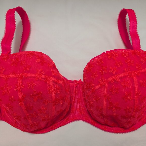 Freya 32H Unchained Pink Half cup lightly padded Underwire Bra - Picture 1 of 4